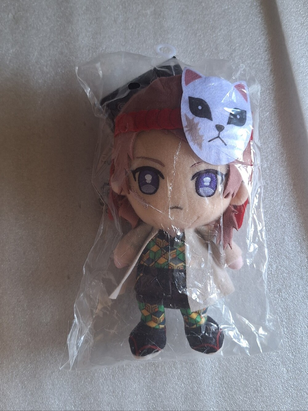 Bandai Demon Slayer Sabito Chibi Plush Toy Stuffed Doll - Brand New Factory Seal